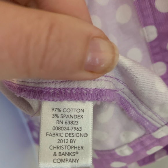 CJ Banks women’s purple polka dot Jean jacket size 1X - Picture 7 of 8